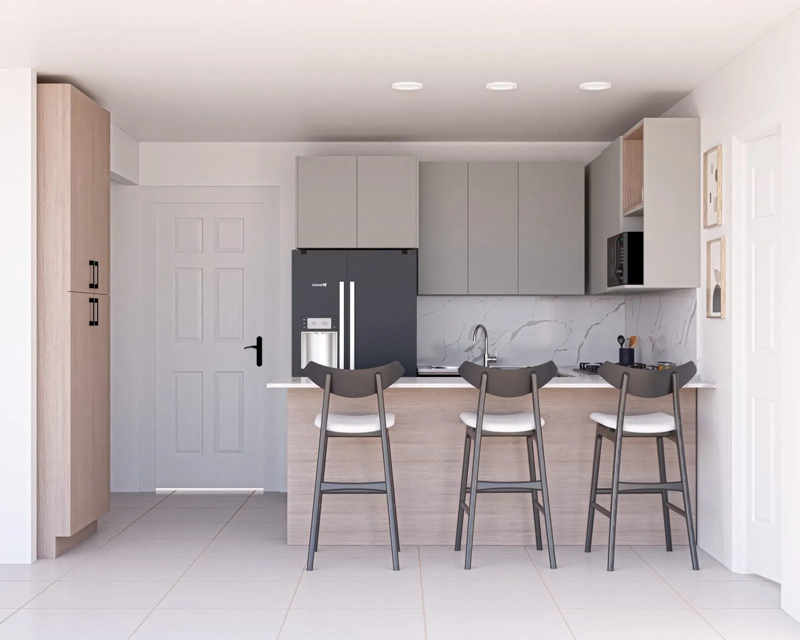 Kitchen cabinets